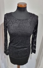 Maglietta In Pizzo Trasparente