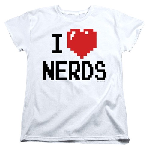 Shirt donna heart nerds - i,