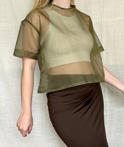 Shirt maglietta organza - t-shirt,