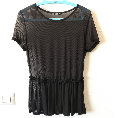 Tshirt blusa maglietta nera - blusa,