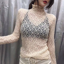 Magliette Top In Pizzo Florale