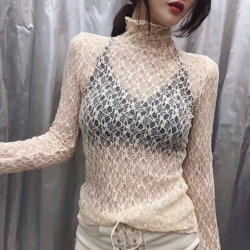 Magliette top pizzo - top,