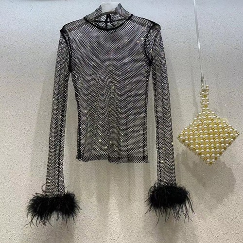 Donna trasparente strass - trasparente,