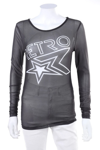 Retro jeans maglia manica - retro,